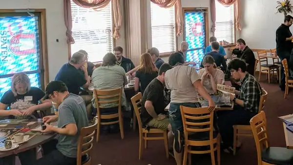 Beer & Boardgames at the Waldhorn event image from Queen City Game Club.