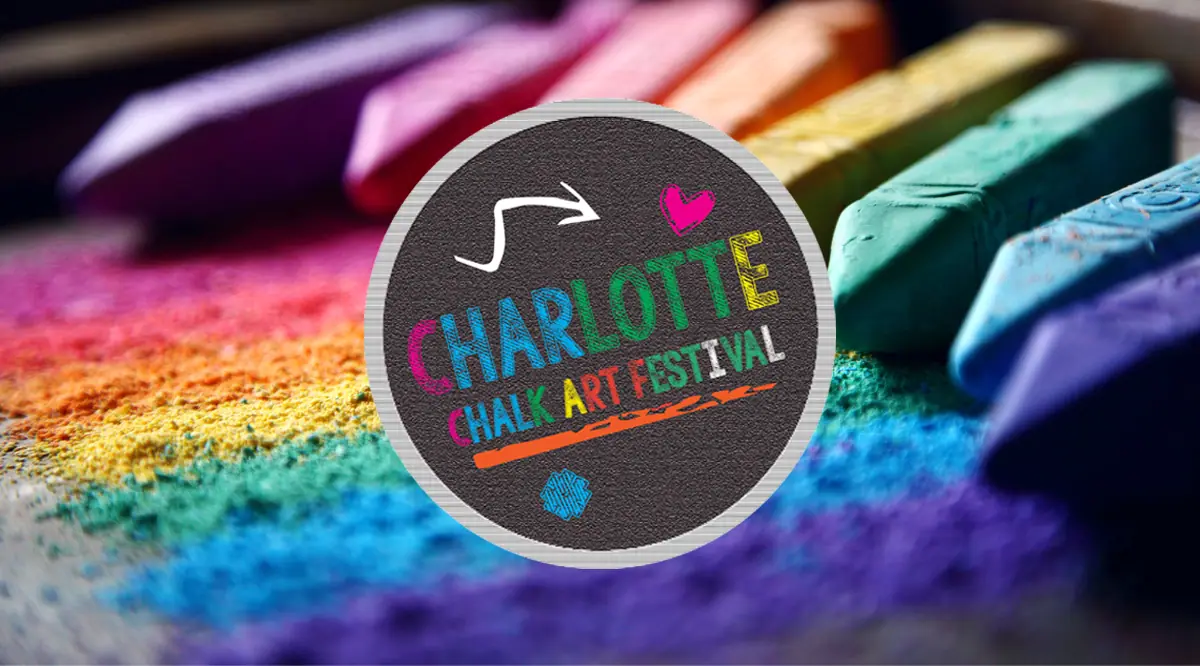 Charlotte Chalk Art Festival event image from Food, drink + market calendars.