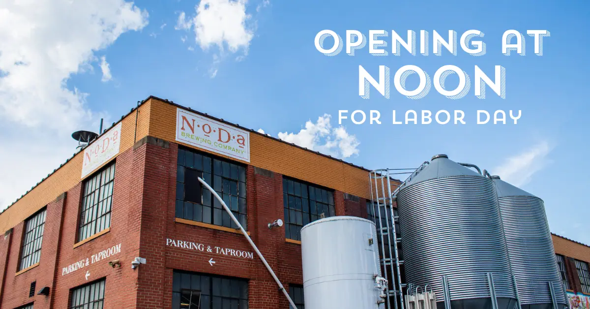 We’re Opening at Noon for Labor Day! event image from Food, drink + market calendars.