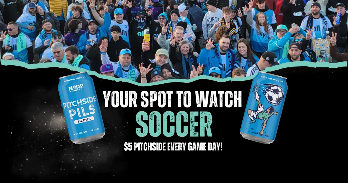 Charlotte FC Watch Party event image from Food, drink + market calendars.