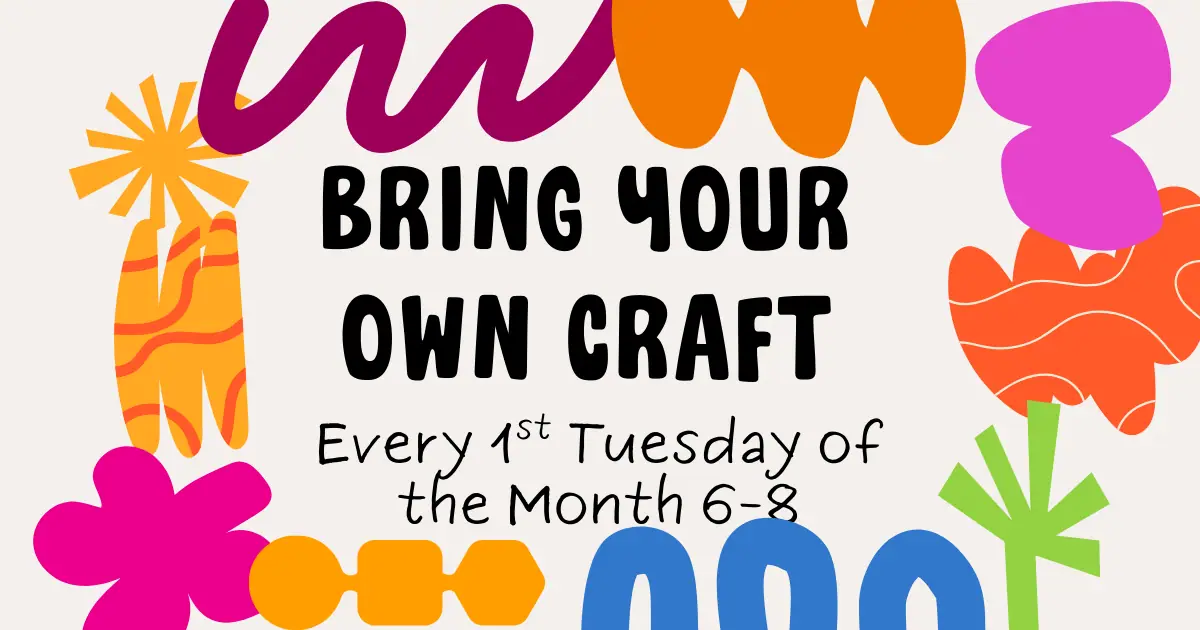 BYO Craft Night event image from Food, drink + market calendars.