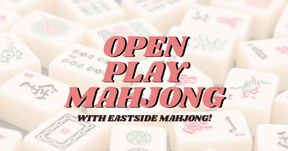 Open Play Mahjong event image from Food, drink + market calendars.