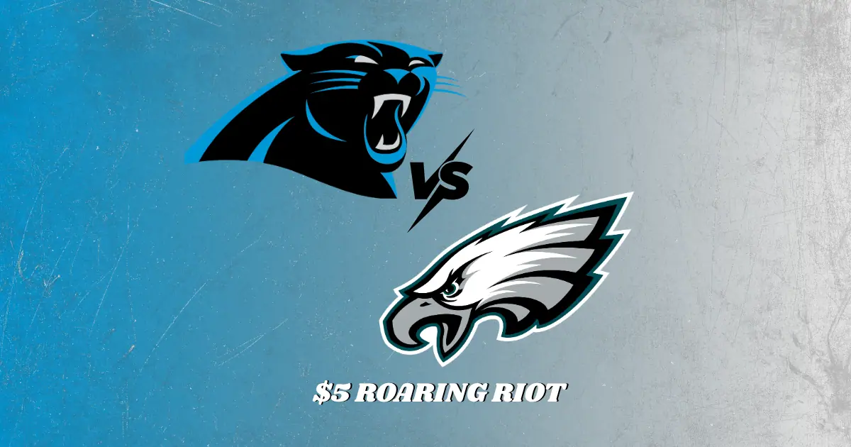 Panthers vs. Eagles Watch Party! event image from Food, drink + market calendars.