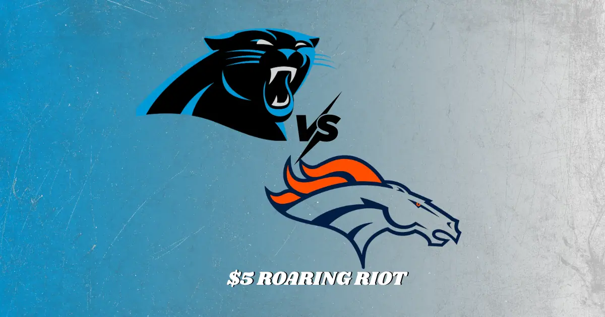 Panthers vs. Broncos Watch Party! event image from Food, drink + market calendars.