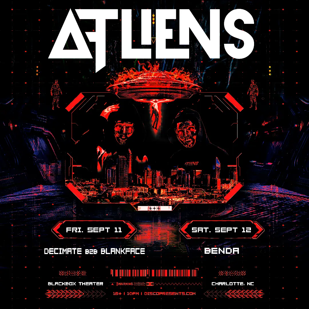 ATLiens - Night 1 event image from Independent Charlotte music venues.