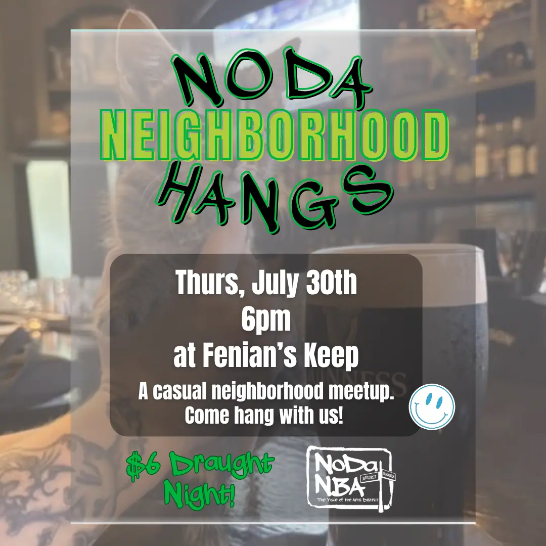 NoDa Neighborhood Hangs event image from Neighborhood calendars.