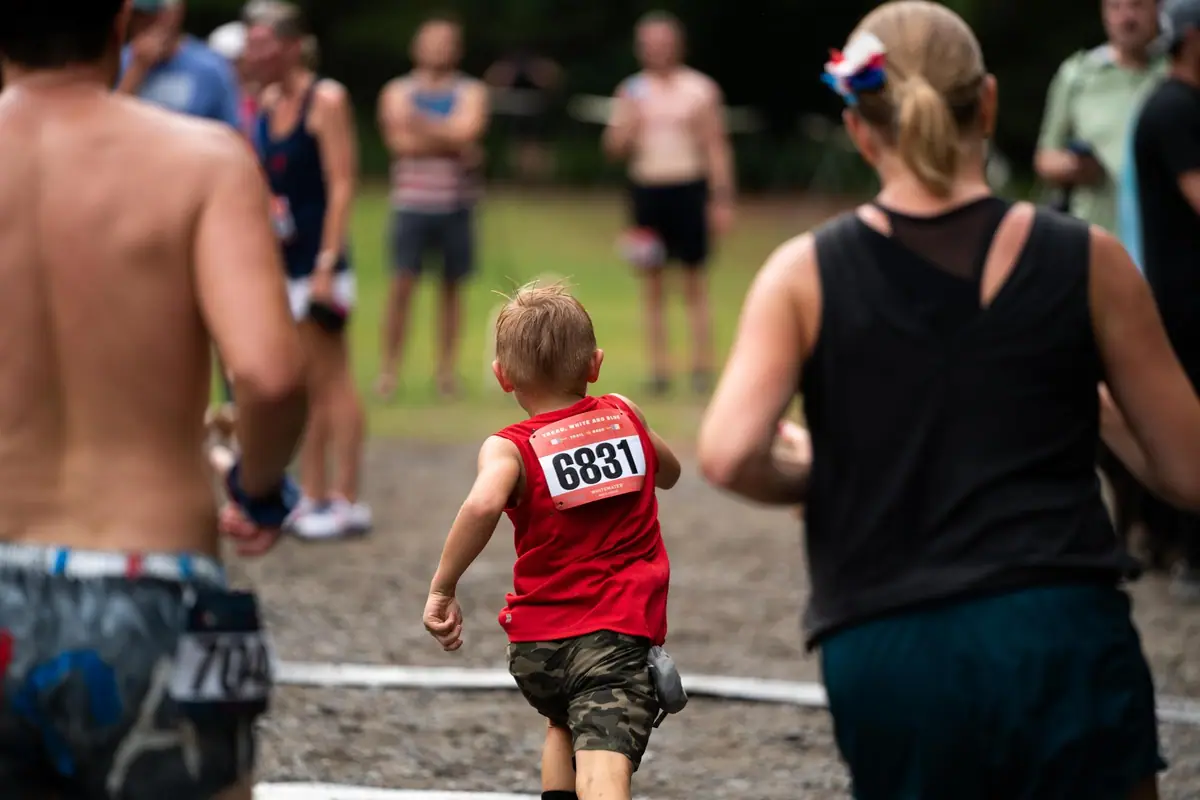 Tread, White & Blue 5K Trail Race event image from Whitewater Center.