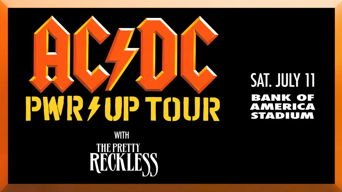 AC/DC Power Up Tour event image from Major venue calendars.