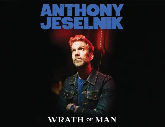 Anthony Jeselnik: Wrath of Man event image from Blumenthal Arts / CarolinaTix.