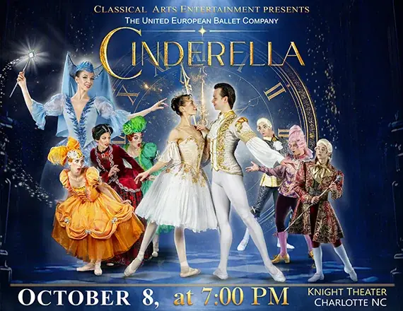 Cinderella event image from Blumenthal Arts / CarolinaTix.