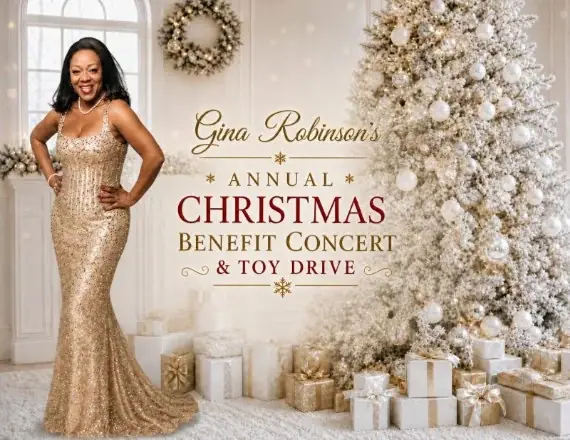 Gina Robinson's Annual Christmas Benefit Concert & Toy Drive event image from Blumenthal Arts / CarolinaTix.