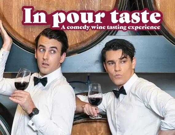 In Pour Taste: A Comedy Wine Tasting Experience event image from Blumenthal Arts / CarolinaTix.