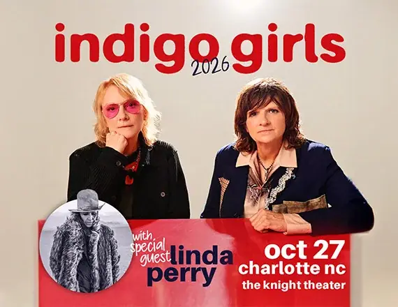 Indigo Girls event image from Blumenthal Arts / CarolinaTix.