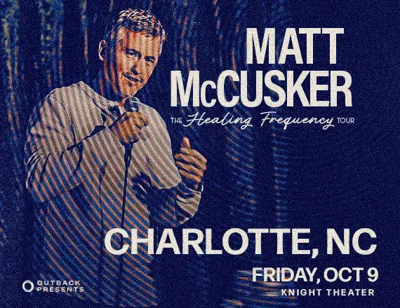Matt McCusker event image from Blumenthal Arts / CarolinaTix.