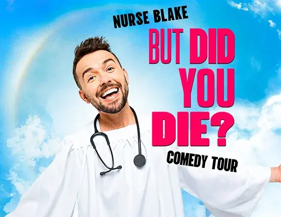 Nurse Blake: But Did You Die? Comedy Tour event image from Blumenthal Arts / CarolinaTix.