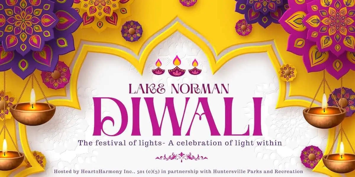 Lake Norman Diwali Celebration event image from Charlotte On The Cheap.