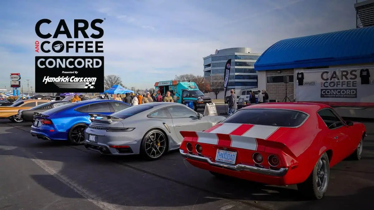 Cars and Coffee Concord event image from Charlotte On The Cheap.