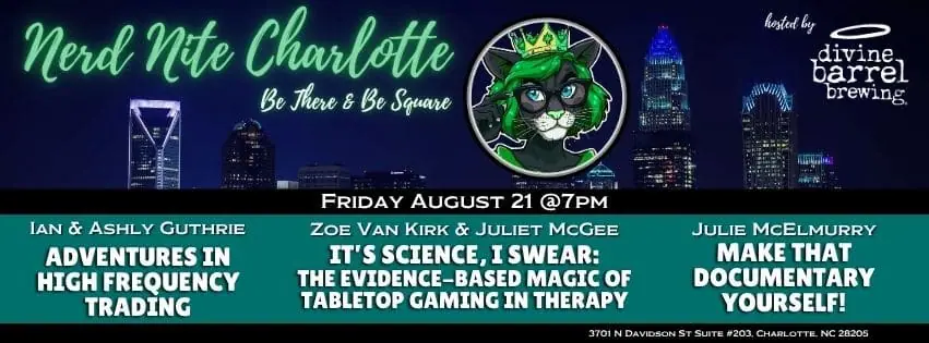 Nerd Nite Charlotte event image from Charlotte On The Cheap.