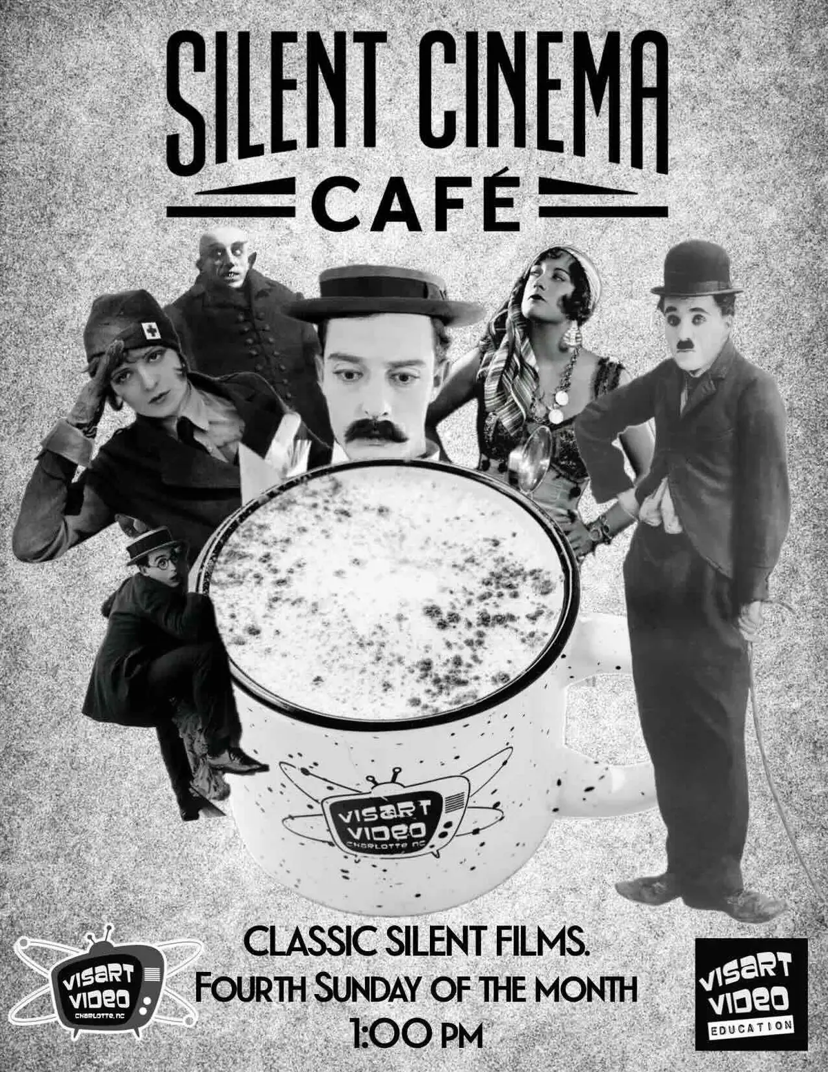 Silent Cinema Café event image from Charlotte On The Cheap.
