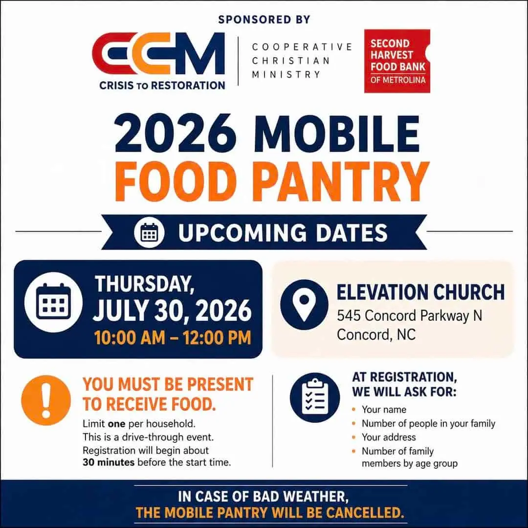 Mobile Food Pantry event image from Charlotte On The Cheap.