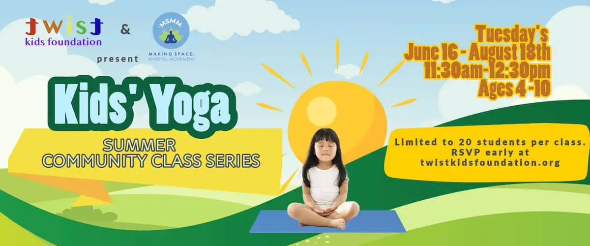 Free Kids' Yoga (registration required) event image from Charlotte On The Cheap.