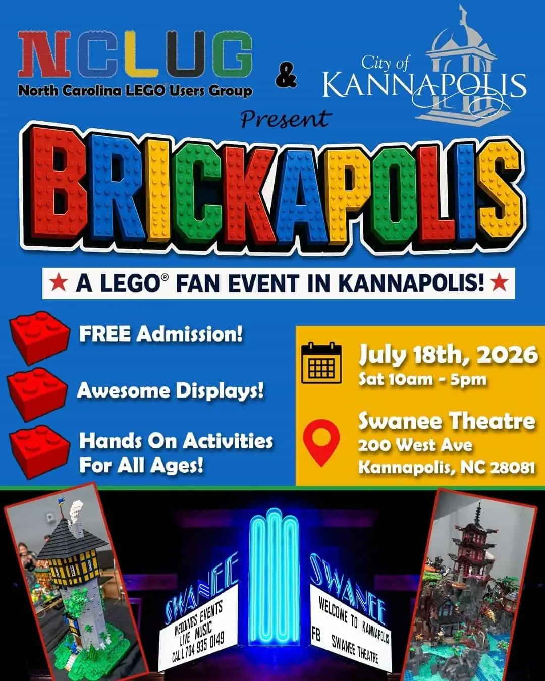 Brickapolis: LEGO Fan Event event image from Charlotte On The Cheap.