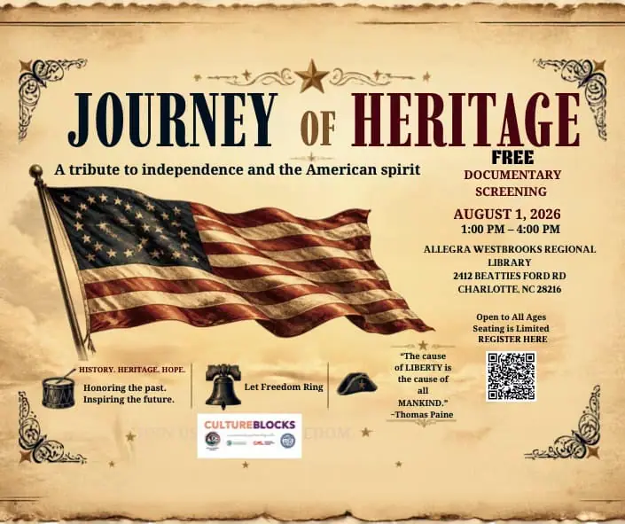 ASC Culture Blocks Presents: Journey of Heritage event image from Charlotte On The Cheap.
