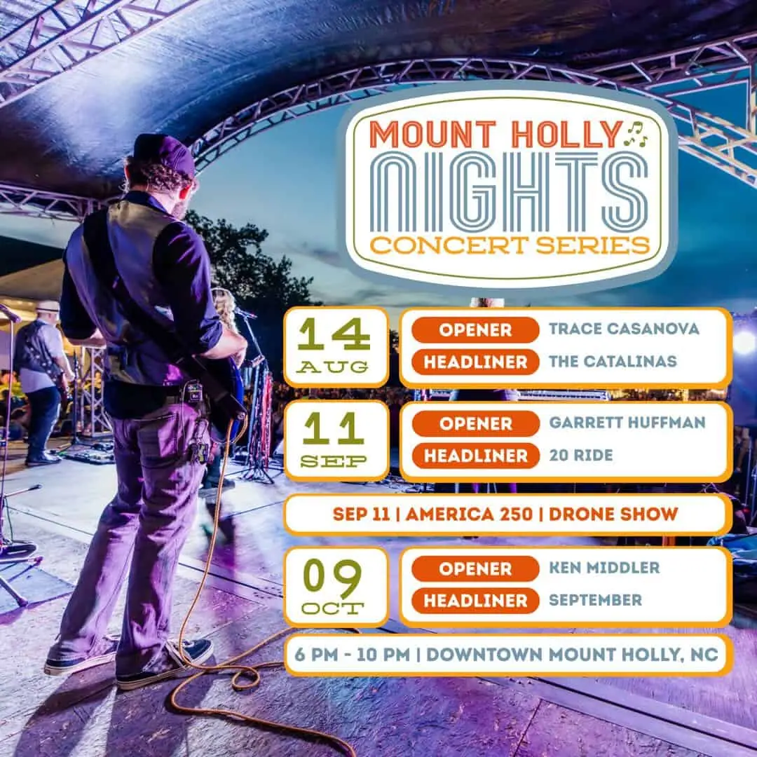 Mount Holly Nights: The Catalinas event image from Charlotte On The Cheap.