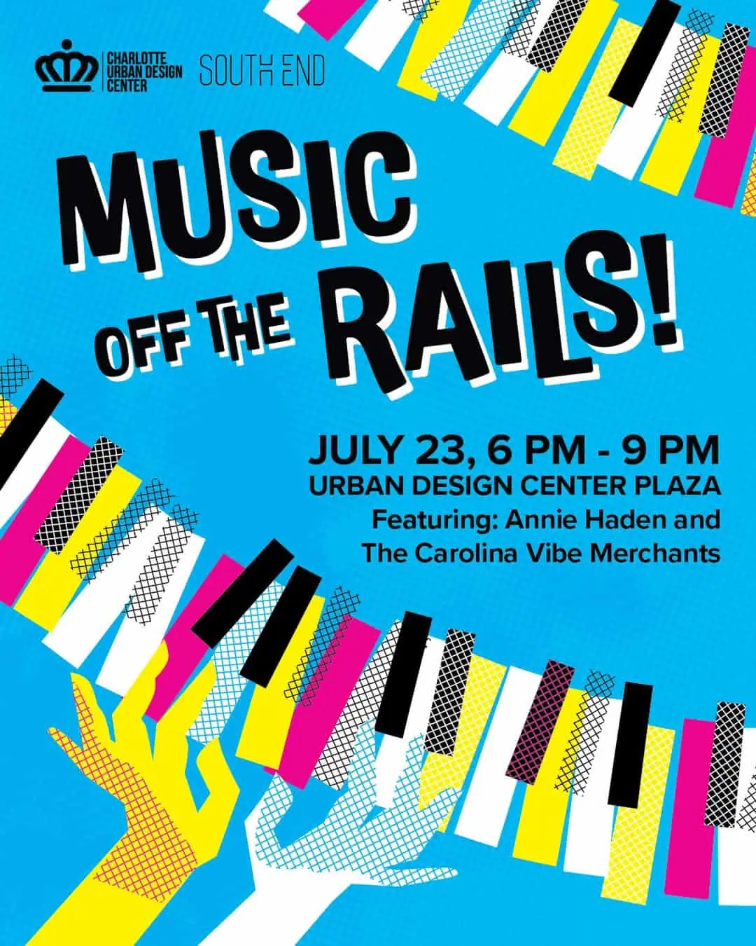 Music Off the Rails at The Charlotte Urban Design Center event image from Charlotte On The Cheap.