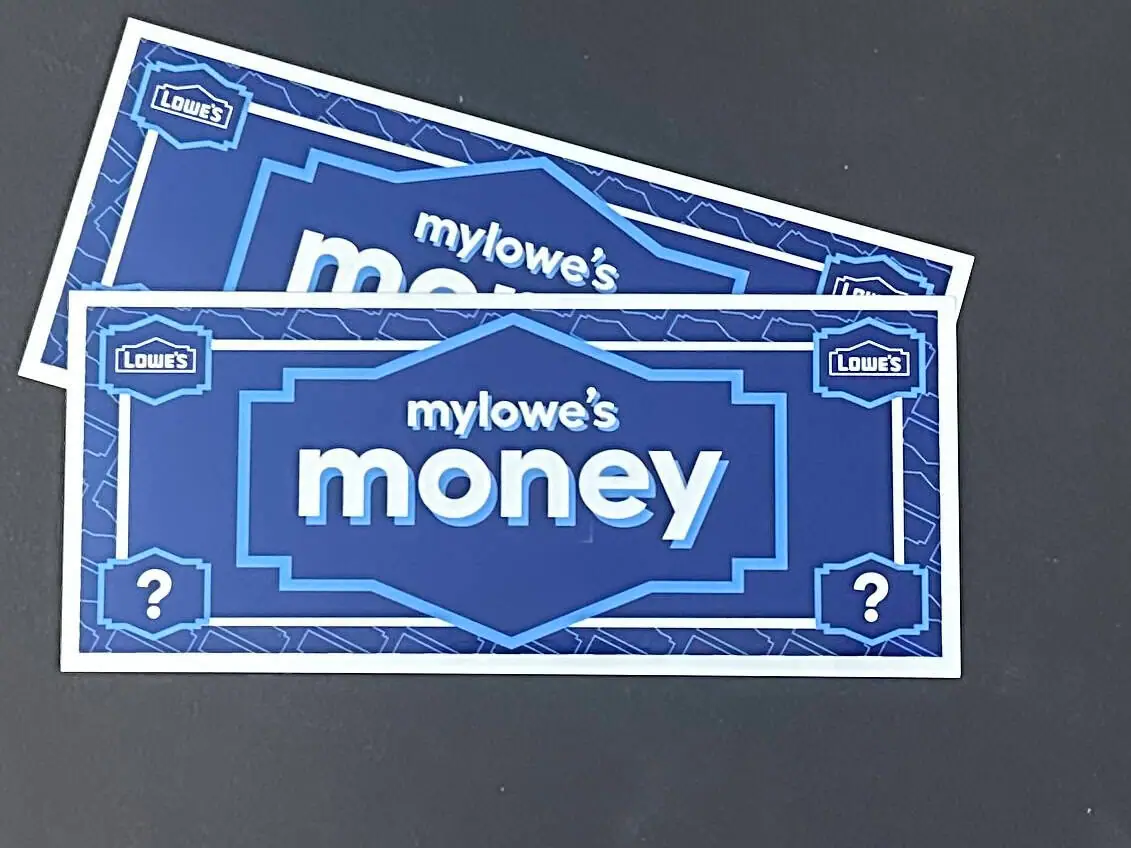 MyLowe's Money Day: Earn MyLowe's Money with purchase event image from Charlotte On The Cheap.
