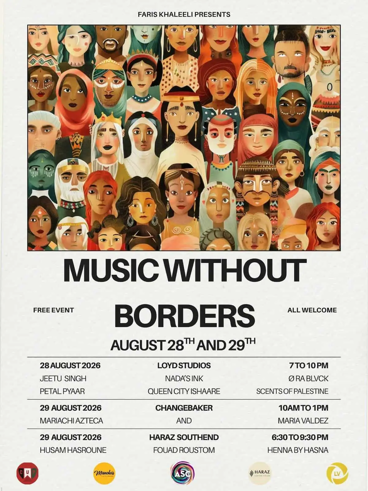 Music Without Borders event image from Charlotte On The Cheap.